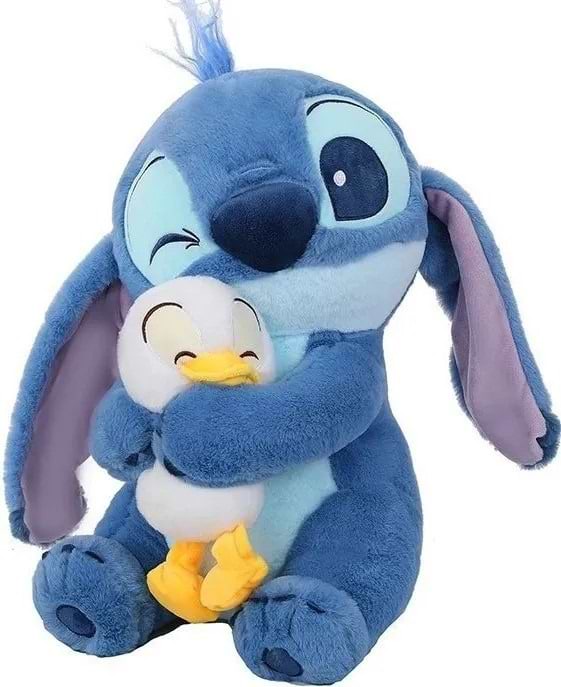 М'яка іграшка STITCH Стич з качкою 40 см (6928270764696)
